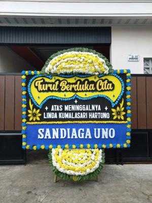 Papan Bunga Duka di Kerokan